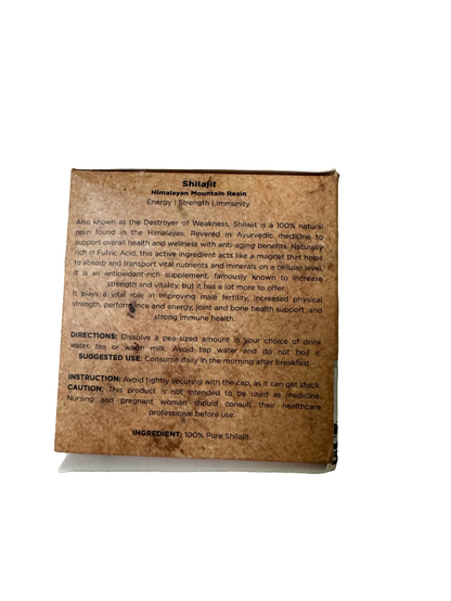 Shilajit Himalayan Mountain Resin